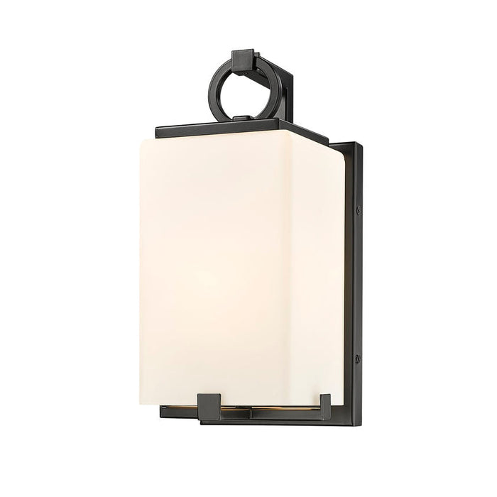 Z-Lite Sana Black 1 Light Outdoor Wall Sconce 593S-BK | theLightShop