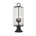 Z-Lite Sana Black 2 Light Outdoor Pier Mounted Fixture 592PHMR-553PM-BK | theLightShop