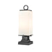 Z-Lite Sana Black 2 Light Outdoor Pier Mounted Fixture 593PHMS-SQPM-BK | theLightShop