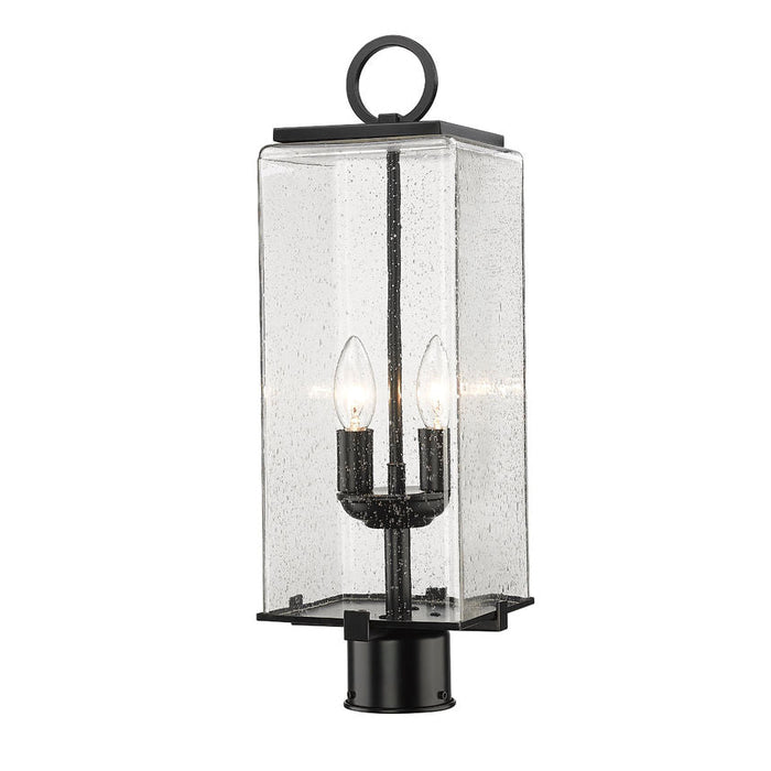 Z-Lite Sana Black 2 Light Outdoor Post Mount Fixture 592PHMR-BK | theLightShop