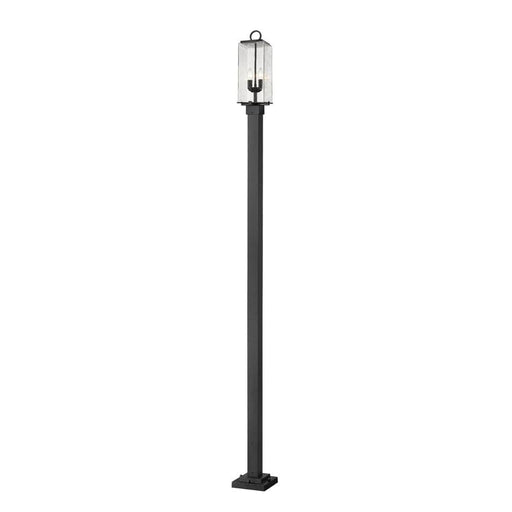 Z-Lite Sana Black 2 Light Outdoor Post Mounted Fixture 592PHMS-536P-BK | theLightShop