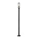 Z-Lite Sana Black 2 Light Outdoor Post Mounted Fixture 592PHMS-536P-BK | theLightShop