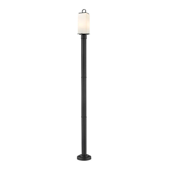 Z-Lite Sana Black 2 Light Outdoor Post Mounted Fixture 593PHMR-567P-BK | theLightShop