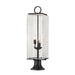 Z-Lite Sana Black 3 Light Outdoor Pier Mounted Fixture 592PHBR-553PM-BK | theLightShop