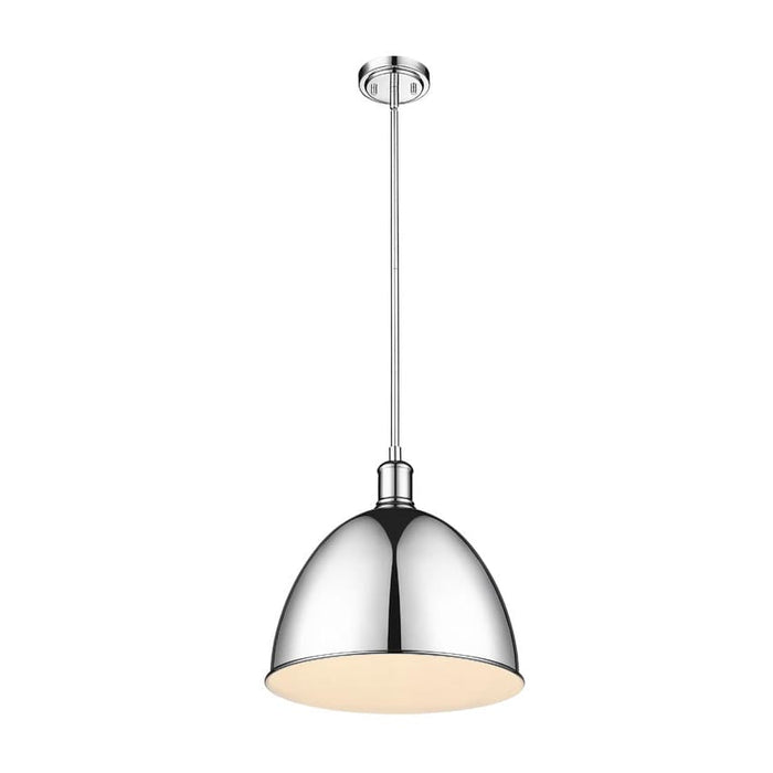 Z-Lite Sawyer Chrome 1 Light Pendant 4500P12-CH | theLightShop