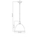 Z-Lite Sawyer Chrome 1 Light Pendant 4500P12-CH | theLightShop