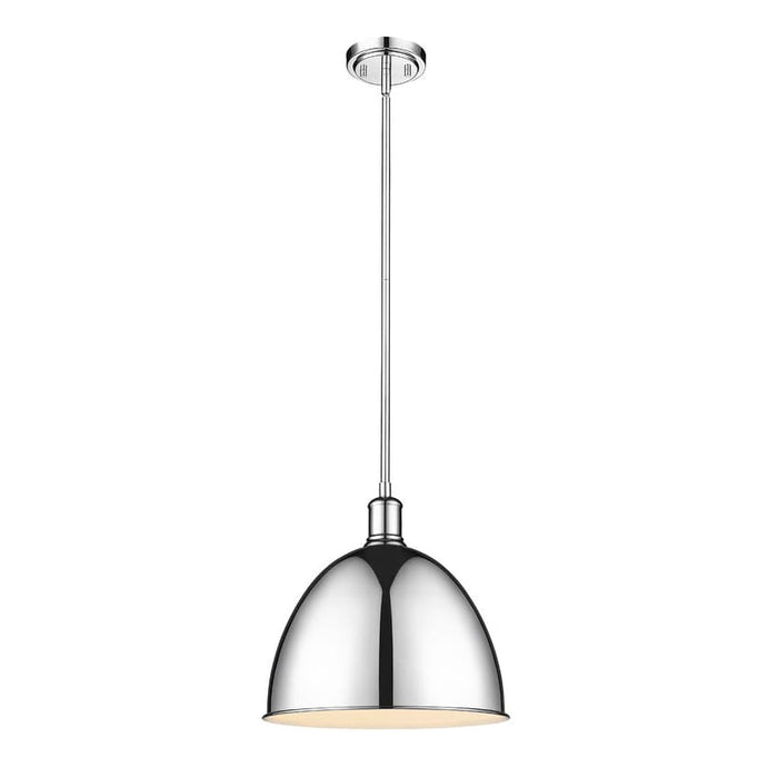 Z-Lite Sawyer Chrome 1 Light Pendant 4500P12-CH | theLightShop