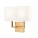 Z-Lite Saxon 2 Light Wall Sconce - Rubbed Brass