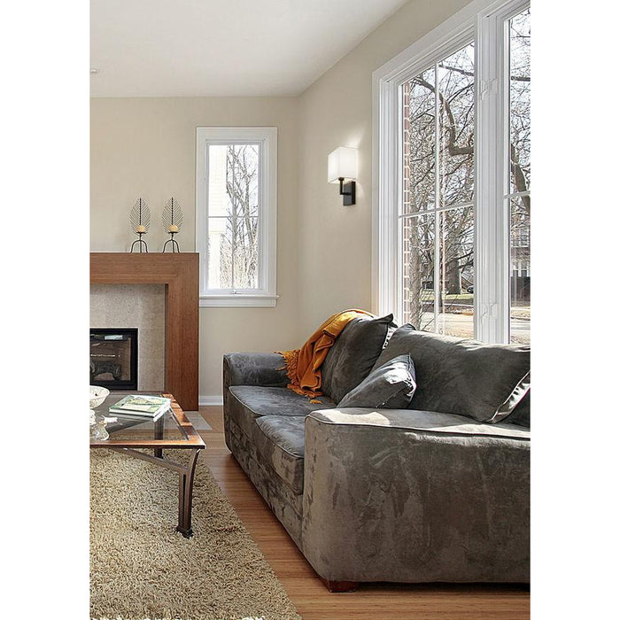Z-Lite Saxon Matte Black Wall Sconce 815-1S-MB | theLightShop