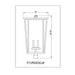 Z-Lite Seoul Black Outdoor Post Mount Fixture 571PHXXLR-BK | theLightShop