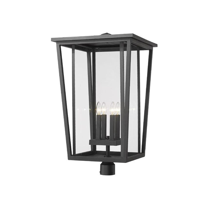Z-Lite Seoul Black Outdoor Post Mount Fixture 571PHXXLR-BK | theLightShop