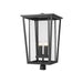 Z-Lite Seoul Black Outdoor Post Mount Fixture 571PHXXLR-BK | theLightShop