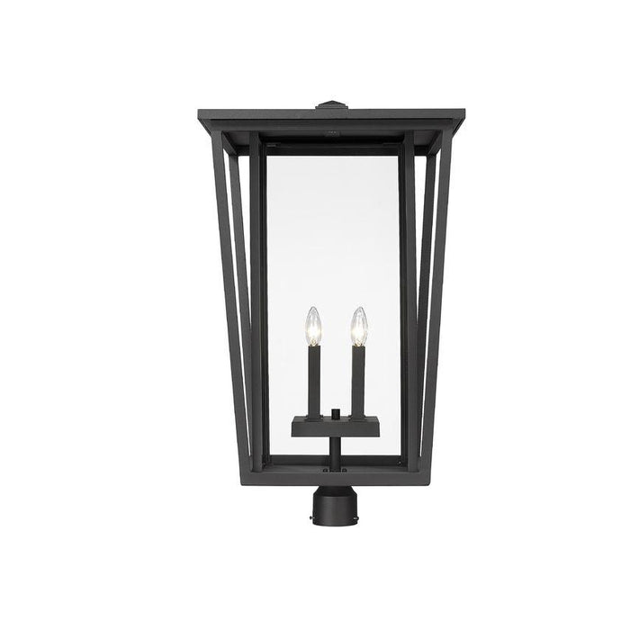 Z-Lite Seoul Black Outdoor Post Mount Fixture 571PHXXLR-BK | theLightShop
