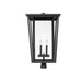 Z-Lite Seoul Black Outdoor Post Mount Fixture 571PHXXLR-BK | theLightShop
