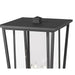 Z-Lite Seoul Black Outdoor Post Mounted Fixture 571PHXXLR-511P-BK | theLightShop