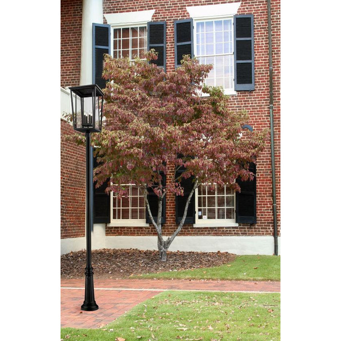 Z-Lite Seoul Black Outdoor Post Mounted Fixture 571PHXXLR-511P-BK | theLightShop