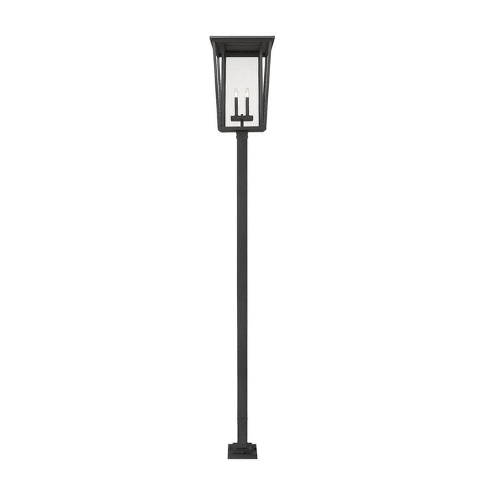 Z-Lite Seoul Black Outdoor Post Mounted Fixture 571PHXXLS-536P-BK | theLightShop