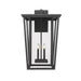 Z-Lite Seoul Black Outdoor Wall Sconce 571XXL-BK | theLightShop