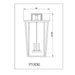 Z-Lite Seoul Black Outdoor Wall Sconce 571XXL-BK | theLightShop