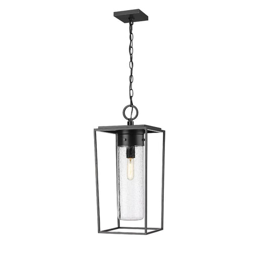 Z-Lite Sheridan Black 1 Light Outdoor Chain Mount Ceiling Fixture 594CHB-BK | theLightShop