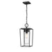 Z-Lite Sheridan Black 1 Light Outdoor Chain Mount Ceiling Fixture 594CHM-BK | theLightShop