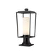 Z-Lite Sheridan Black 1 Light Outdoor Pier Mounted Fixture 595PHMR-533PM-BK | theLightShop