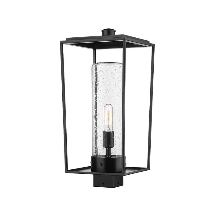 Z-Lite Sheridan Black 1 Light Outdoor Post Mount Fixture 594PHBS-BK | theLightShop