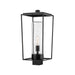 Z-Lite Sheridan Black 1 Light Outdoor Post Mount Fixture 594PHBS-BK | theLightShop