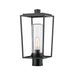 Z-Lite Sheridan Black 1 Light Outdoor Post Mount Fixture 594PHMR-BK | theLightShop