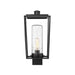 Z-Lite Sheridan Black 1 Light Outdoor Post Mount Fixture 594PHMS-BK | theLightShop