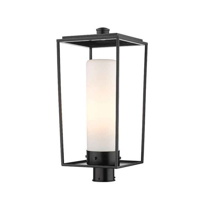Z-Lite Sheridan Black 1 Light Outdoor Post Mount Fixture 595PHBR-BK | theLightShop