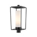 Z-Lite Sheridan Black 1 Light Outdoor Post Mount Fixture 595PHBR-BK | theLightShop