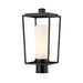 Z-Lite Sheridan Black 1 Light Outdoor Post Mount Fixture 595PHMR-BK | theLightShop