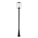 Z-Lite Sheridan Black 1 Light Outdoor Post Mounted Fixture 594PHBR-519P-BK | theLightShop