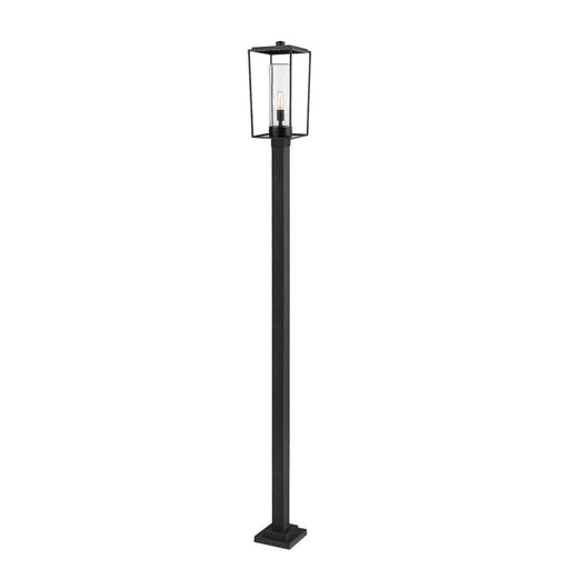 Z-Lite Sheridan Black 1 Light Outdoor Post Mounted Fixture 594PHBS-536P-BK | theLightShop