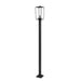 Z-Lite Sheridan Black 1 Light Outdoor Post Mounted Fixture 594PHBS-536P-BK | theLightShop