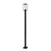Z-Lite Sheridan Black 1 Light Outdoor Post Mounted Fixture 594PHMS-536P-BK | theLightShop
