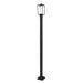 Z-Lite Sheridan Black 1 Light Outdoor Post Mounted Fixture 595PHMS-536P-BK | theLightShop