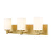 Z-Lite Soledad Brushed Gold 3 Light Vanity 485-3V-BG | theLightShop