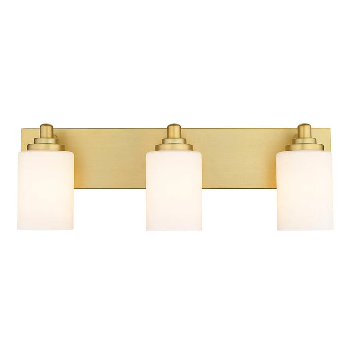 Z-Lite Soledad Brushed Gold 3 Light Vanity 485-3V-BG | theLightShop