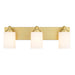 Z-Lite Soledad Brushed Gold 3 Light Vanity 485-3V-BG | theLightShop