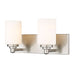 Z-Lite Soledad Brushed Nickel 2 Light Vanity 485-2V-BN | theLightShop