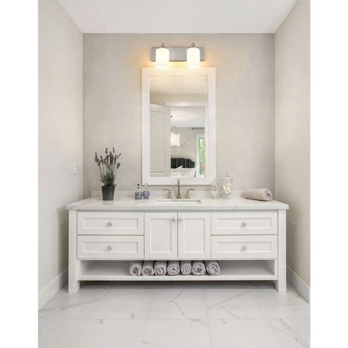 Z-Lite Soledad Brushed Nickel 2 Light Vanity 485-2V-BN | theLightShop