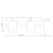Z-Lite Soledad Brushed Nickel 2 Light Vanity 485-2V-BN | theLightShop