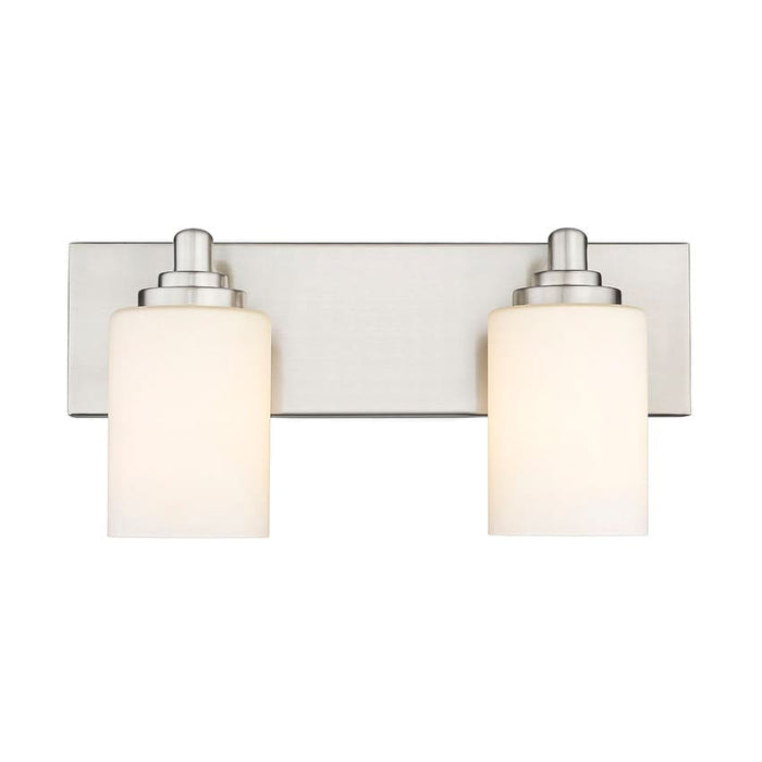 Z-Lite Soledad Brushed Nickel 2 Light Vanity 485-2V-BN | theLightShop