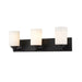 Z-Lite Soledad Matte Black Vanity 485-3V-MB | theLightShop