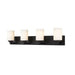 Z-Lite Soledad Matte Black Vanity 485-4V-MB | theLightShop