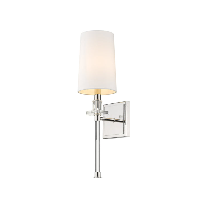 Z-Lite Sophia Polished Nickel Wall Sconce 803-1S-PN | theLightShop