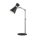 Z-Lite Soriano Matte Black Brushed Nickel Table Lamp 728TL-MB-BN | theLightShop