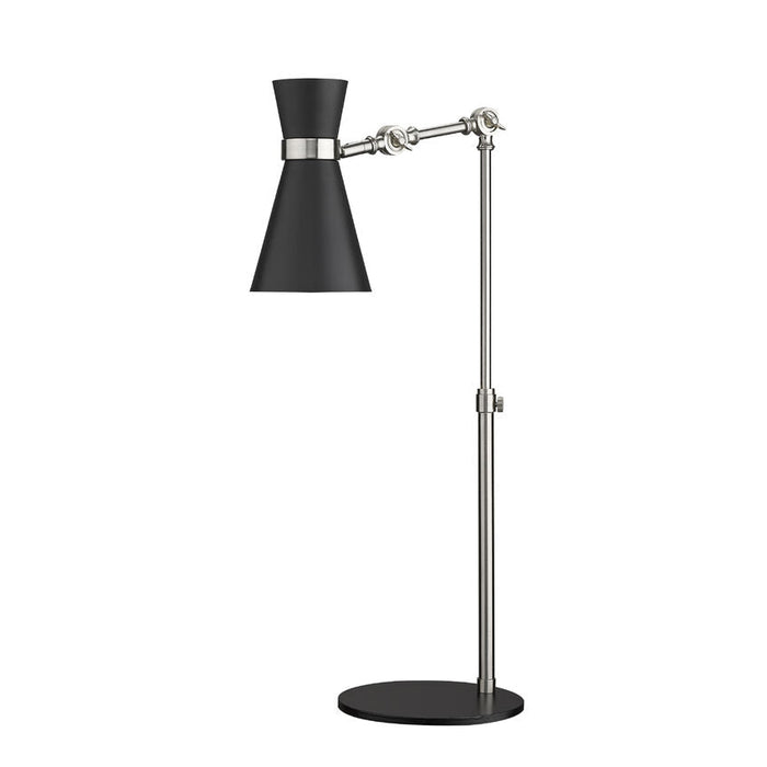 Z-Lite Soriano Matte Black Brushed Nickel Table Lamp 728TL-MB-BN | theLightShop